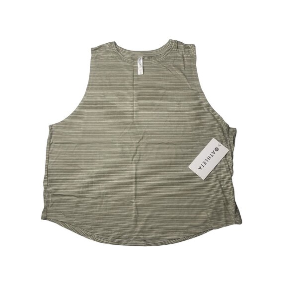 ATHLETA Cloudlight Striped Muscle Tank 1X - Picture 2 of 10